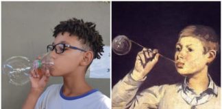 Obra de arte de Édouard Manet, “As Bolas de Sabão”, é referência para trabalho com reciclagem