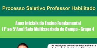 Prefeitura de Nova Venécia abre processo seletivo para professores