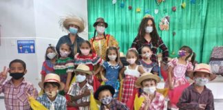 Arraiá no CMEI Lar de Fátima: trajes típicos e apresentações fizeram parte da festividade