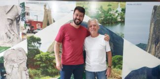 Compositor do hino de Nova Venécia visita Município