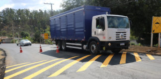 Bairro Santa Luzia em Nova Venécia recebe quebra-molas