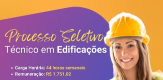 Prefeitura de Nova Venécia abre Processo Seletivo para Técnico em Edificação