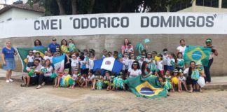 CMEI Odorico Domingos comemora Bicentenário pelas ruas do bairro Iolanda