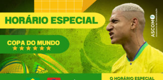 Prefeitura de Nova Venécia terá horário especial em dias de jogos da Seleção na Copa do Mundo 2022