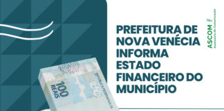 Prefeitura de Nova Venécia informa estado financeiro do Município