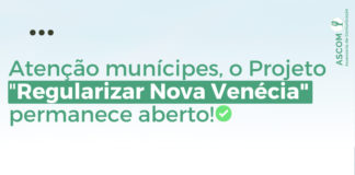 O Setor de Regularização Fundiária de Nova Venécia informa aos munícipes que o “Projeto Regularizar Nova Venécia” permanece aberto