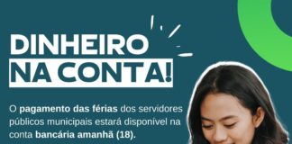 Prefeitura de Nova Venécia informa autorização de pagamento das férias dos servidores públicos