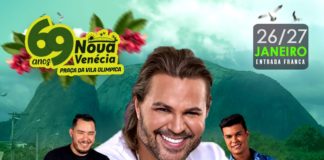 Nova Venécia em Festa: Município comemora 69 anos de emancipação política com programação especial