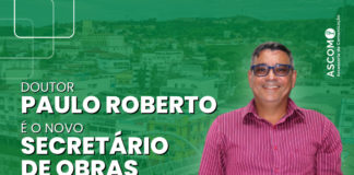 Vice-prefeito, Dr. Paulo Roberto, é o novo secretário de Obras de Nova Venécia