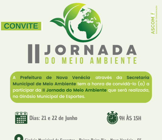 Programação especial em junho marca II Jornada do Meio Ambiente em Nova Venécia