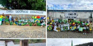 Caminhadas, banda marcial, teatros, muita criatividade das escolas municipais nas comemorações da Independência