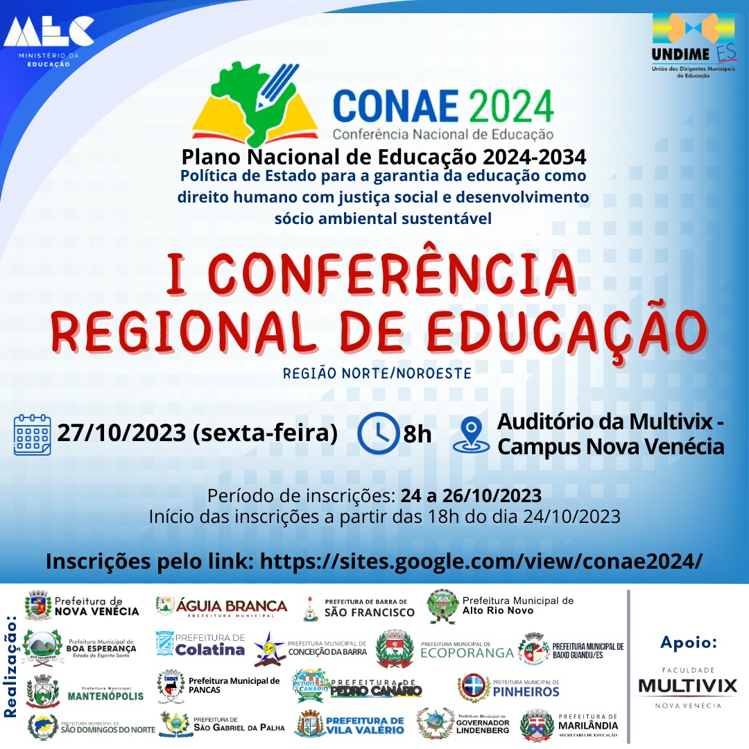 Conferência Municipal de Educação Extraordinária – CONAEE 2024