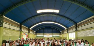 Inauguração de escola em tempo integral marca primeiro dia de aula em Nova Venécia