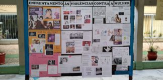 Ações do Março Lilás nas escolas de Nova Venécia