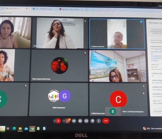 Creas participa de reunião virtual com Secretaria de Estado da Mulher