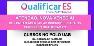 Continuam abertas as inscrições para os cursos do Qualificar