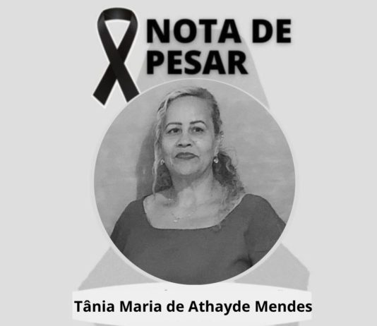 Nota de pesar: Tânia Maria de Athayde Mendes