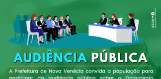 Prefeitura de Nova Venécia convida a sociedade para participar da elaboração da Lei Orçamentária Anual – LOA de 2025
