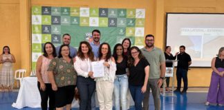 Reforma da EMEIEF Lourdes Scardini: ordem de serviço é assinada pelo prefeito e comunidade escolar