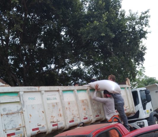 Prefeitura de Nova Venécia entrega 28 toneladas de milho para produtores rurais
