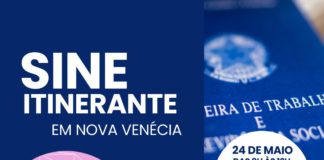 Nova Venécia recebe pela primeira vez o Sine Itinerante