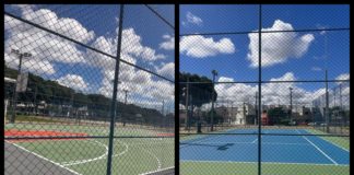 Quadras da Praça Ivo Lobo recebem revitalização e manutenção