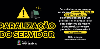 Prefeitura de Nova Venécia fará migração de sistema para nuvem