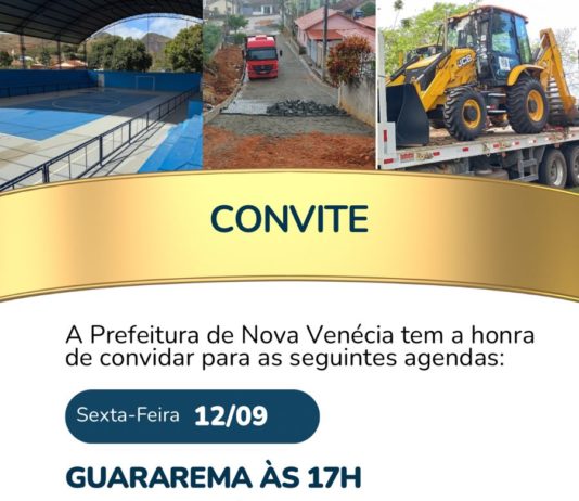 Prefeitura entrega obras e investimentos em Guararema e Cedrolândia nesta sexta