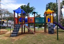 Praças de Nova Venécia ganham novos parquinhos