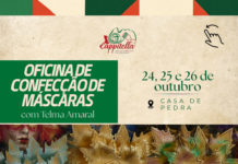 Abertas inscrições para Oficina de Confecção de Máscaras com a artista plástica Telma Amaral