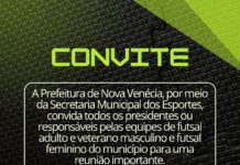 Secretaria de Esportes convoca representantes de equipes para reunião