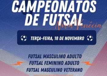 Prefeitura de Nova Venécia inicia campeonatos de futsal na próxima semana