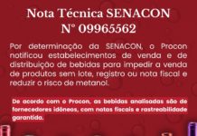 Alerta sobre adulteração de Bebidas com Metanol: Senacon orienta comércio e consumidores para reduzir riscos