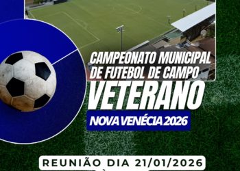 Secretaria dos Esportes inicia projeto do Campeonato Veterano 2026