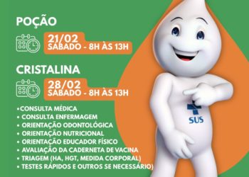 Secretaria de Saúde promove ação “Hiperdia” nas comunidades de Poção e Cristalina