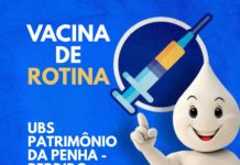 UBS Patrimônio da Penha – Perdido realiza vacinação de rotina nesta segunda