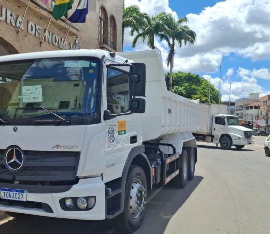 Nova Venécia é contemplada com caminhão truck caçamba