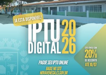 Prefeitura de Nova Venécia divulga calendário do IPTU 2026