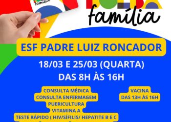 Secretaria de Saúde realiza pesagem do Bolsa Família nos dias 18 e 25 de março em Nova Venécia