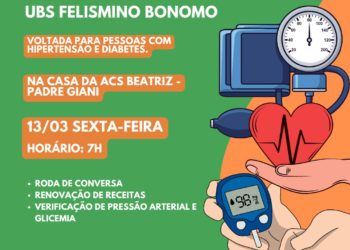 Prefeitura de Nova Venécia intensifica ações do Hiperdia durante o mês de março