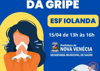 Prefeitura realiza Campanha de Vacinação contra a gripe na Unidade de Saúde do Iolanda