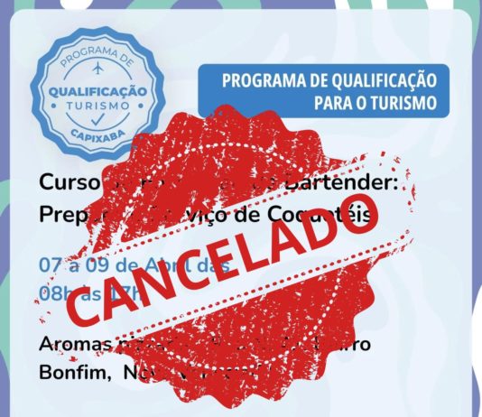 Curso de formação de bartender é cancelado e será reagendado em Nova Venécia