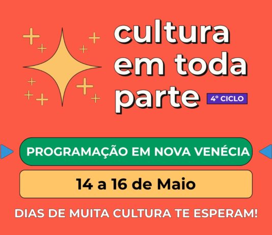 Nova Venécia recebe Cultura em Toda Parte nesta semana