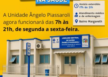 Unidade Ângelo Piassarolli passa a funcionar das 7h às 21h a partir de segunda-feira (01)