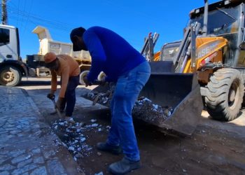 Prefeitura de Nova Venécia intensifica mutirão para retirada de entulho e lixo na cidade e no interior