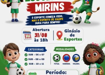 Abertura dos Jogos Escolares Mirins de Nova Venécia acontece nesta segunda-feira (31)