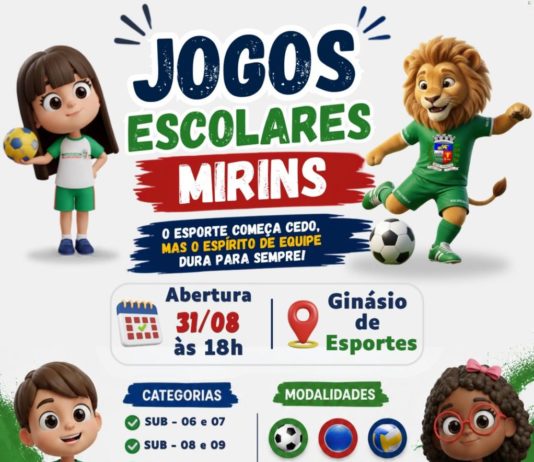 Abertura dos Jogos Escolares Mirins de Nova Venécia acontece nesta segunda-feira (31)