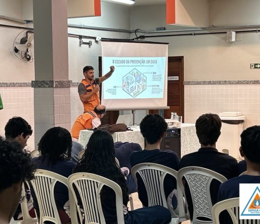 Defesa Civil realiza palestras educativas em escolas de Cedrolândia e Guararema